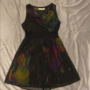 Pins and Needles Sleeveless Paint Splatter Dress